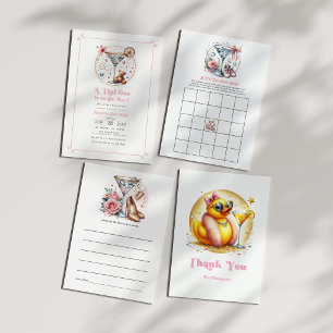 Glam Baby Duck Baby Duck Dankeskarte