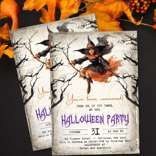 Vintage klassische Tradition Halloween Spuk Wald Geschenkpapier