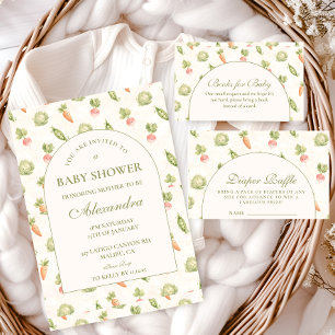 Kleiner Spross Elegante Botanische Babyparty Serviette