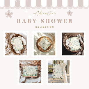 Pastel Sky Adventure Baby Shower Serviette