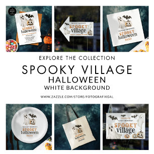 Spooky Halloween Name Trick oder Treat Tragetasche