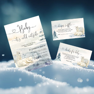 Polar Bear Mama osa Bar Poster