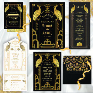 Speakeasy Flapper Great Gatsby Party Einladung