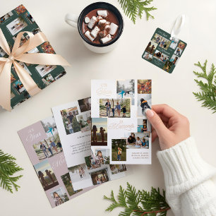 Jahr in Momenten FotoCollage Koordinaten halten Sa Poster