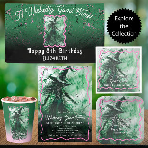 Wickly Good Time Personalisiert Happy Birthday Pappteller
