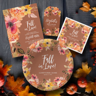 Blume über Einladungen zur Black Bridal-Dusche