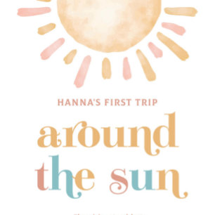 Sunshine Boho Sun Birthday Party Runder Aufkleber