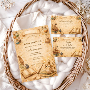 Vintage Magic Potion Windel-Raffle Begleitkarte