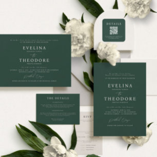 Parker feierliche Hochzeit Einladung