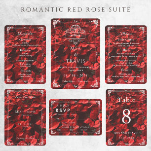 Romantische Rose Florale Elegante Editierbare Tisc Tischnummer