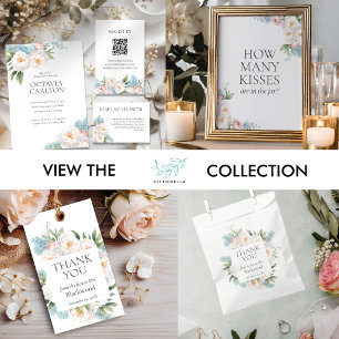 QRCODE-REGISTRIERUNG für weich blaue und rosa BLUM Begleitkarte