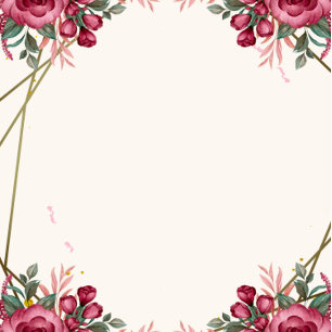 Dusty Rose Wasserfarbengeometrische Hochzeit All In One Einladung