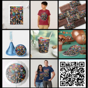 Graffiti Legend Street Cat 12. Geburtstag Einladung