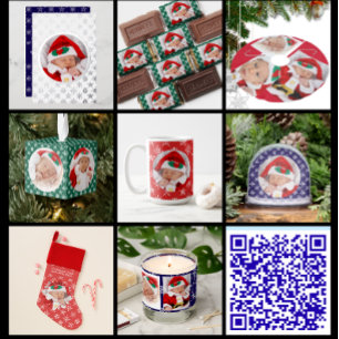 Santa Baby Pesonalize It Your Foto Geschenkpapier
