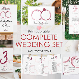 Schöne Weinberge Hochzeitsfeiern Einladung