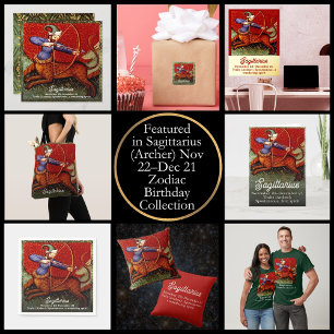 Sagittarius Horoscope Zodiac Medieval Art Geburtst Einladung