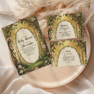 Storybook Woodland Forest Books for Baby Begleitkarte