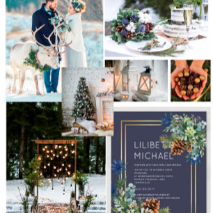 Blue Thistle Eucalyptus Wedding Wonderland
