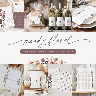 Lila floral Vielen Dank Gastgeschenk Hochzeit Aufk Runder Aufkleber