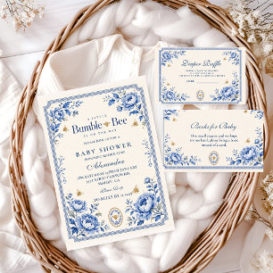 Grandmillennial Hummel-Baby-Party Einladung