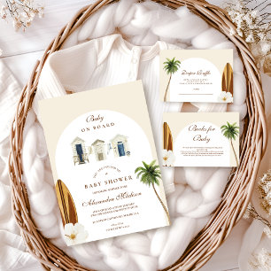 Baby on Board Beach Baby Showbücher für Baby Begleitkarte