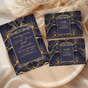 Lila Vintages Art Deco Brautparty Pappteller