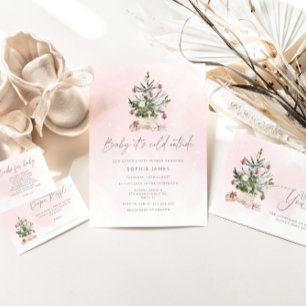 Winter pink wie groß ist Mama's Bauchspeicheldrüse Begleitkarte