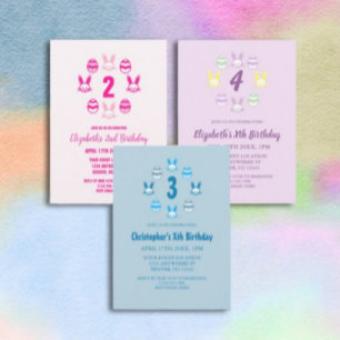 Blue Oaster 3. Geburtstag Einladung