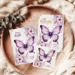 Ein kleiner Schmetterling ist auf dem Weg zur Gold Einladung