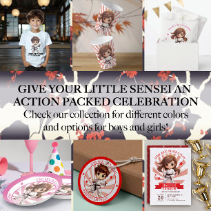 Karate Martial Arts Geburtstagsparty Einladung