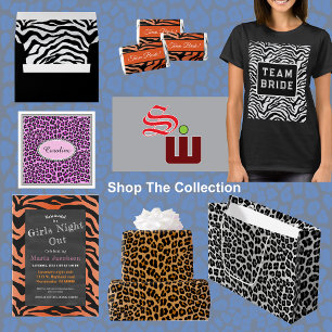 Leoparddruck Pappbecher