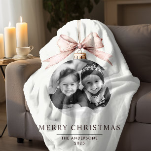 "Personalisiert frohe Weihnachten mit Foto Geschenkpapier