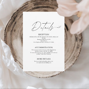 Minimalistische Elegante Moderne Hochzeit Einladung