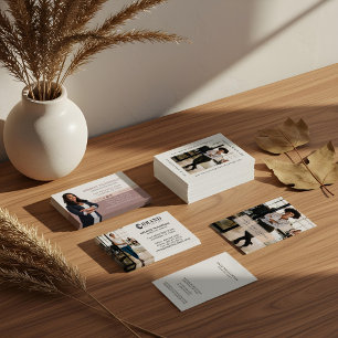 Minimales und Berufliches Business-Foto Visitenkarte