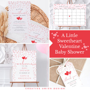 Budget Kleine Sweetheart Babydusche Einladung Flye Flyer