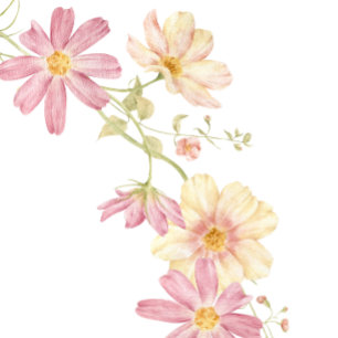 Boho-Blumen-Hochzeits-RSVP-Karte RSVP Karte