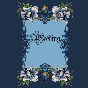 Elegantes blaues keltisches Design Banner