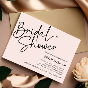 Modernes handgeschriebenes Brautparty Runder Aufkleber