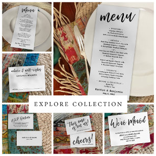 Moderne Lässige Script Typografy Drinckets