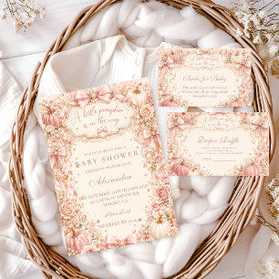Kokette Baby-Party Kleine Pumkin Einladung