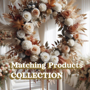 Weißer Fall Blumenstrauß Brautparty Rezept Serviette