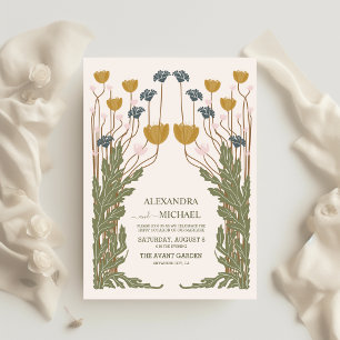 Vintage Blumenhochzeit Save The Date