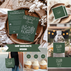 Camp Bachelorette Weekend Pappteller