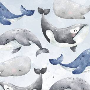 Einladung für eine Whale-Babydusche