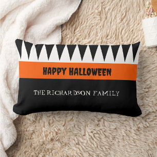 Happy Halloween Orange Black Personalisiert