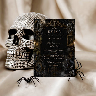 Elegante Monster-Halloween-Party Einladung