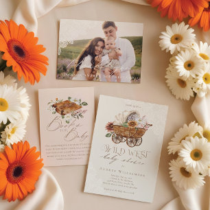 Boho Floral Western Pink Cowgirl Boot Vielen Dank Runder Aufkleber