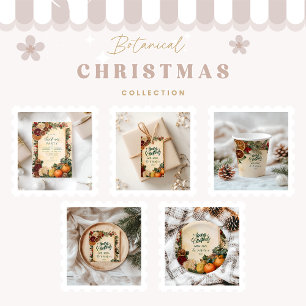 Rustikal getrockneter Orange und Obst Weihnachten