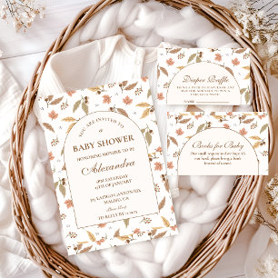 Ländliche Wald-Babyparty Serviette