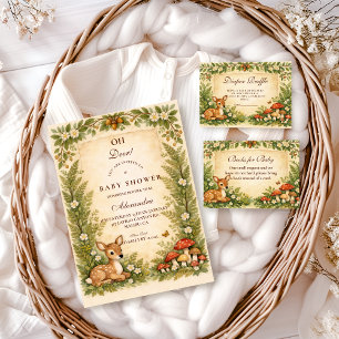 Oh Deer Wald Baby Shower Serviette
